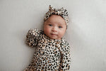 Three Little Tots Leopard Knotted Headband - 