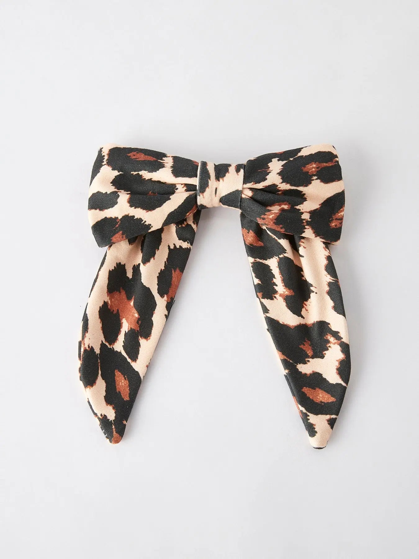 Leopard Print Bow Hairpin Trendy Hair Accessory for Bold Style Rylee Faith Designs Everetts Place: Online Boutique