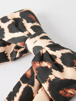 Rylee Faith Designs Leopard Print Bow Hairpin Trendy Hair Accessory for Bold Style - Apparel & Accessories > Clothing Accessories > Hair Accessories > Hair Pins, Claws & Clips Bows