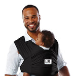Baby K'tan Baby K'tan Original Baby Carrier Black Wrap Style Cotton Hands Free - Baby & Toddler > Baby Transport > Baby Carriers Slings