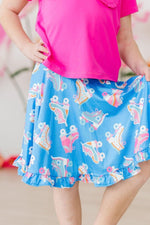 Mila & Rose ® Let The Good Times Roll Ruffle Twirl Skort With Shorts - Everetts Place Boutique - 