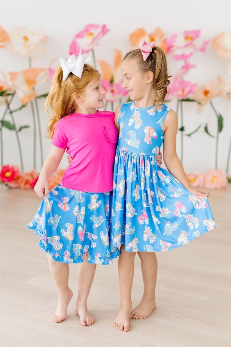 Mila & Rose ® Let The Good Times Roll Ruffle Twirl Skort With Shorts - Everetts Place Boutique - 