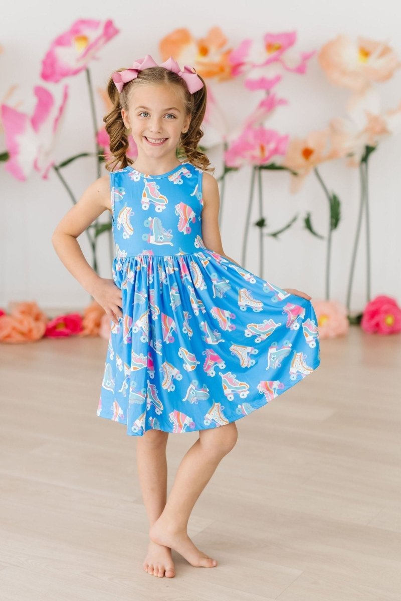 Mila & Rose ® Let The Good Times Roll Tank Twirl Dress For Toddlers - Everetts Place Boutique - 