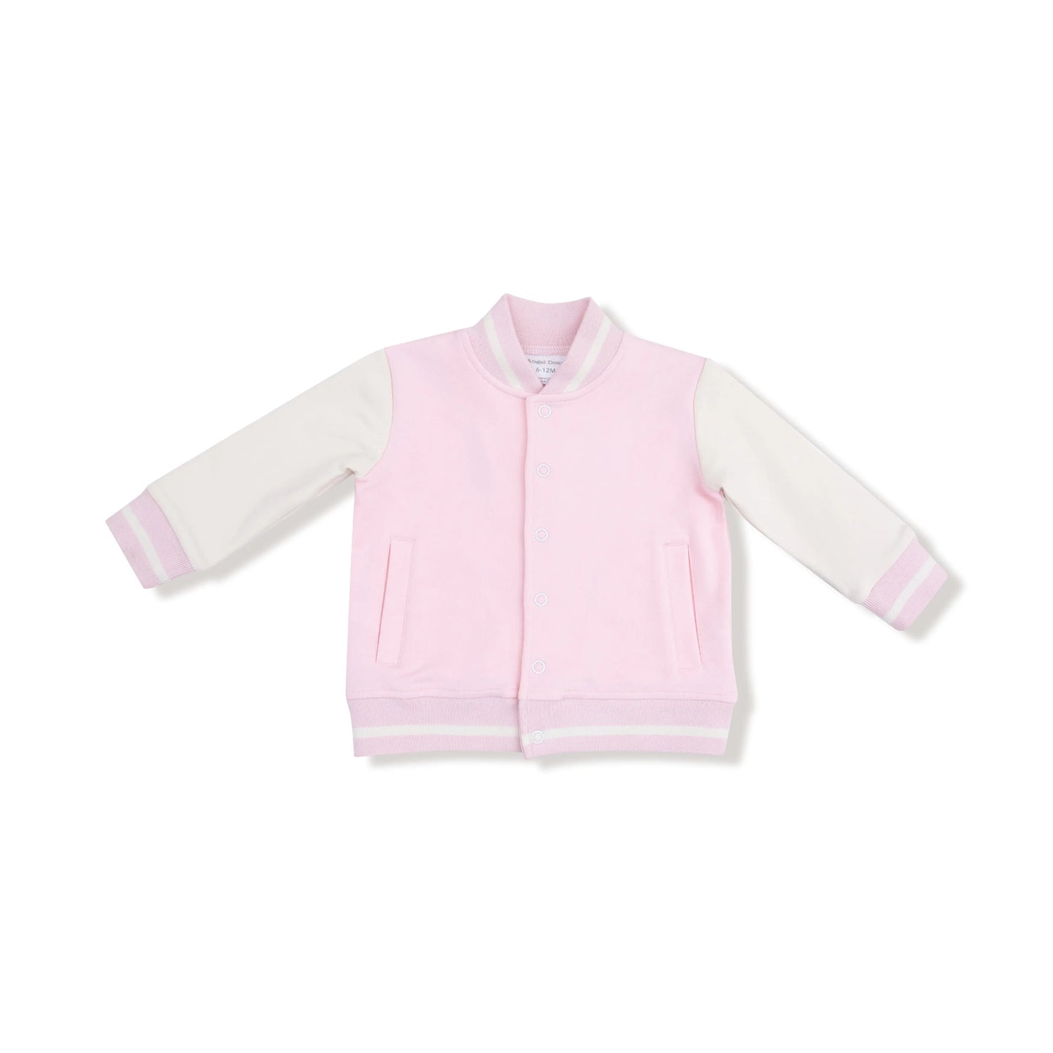 Angel Dear Letterman Jacket with Chenille Megaphone Patch for Kids - Apparel & Accessories > Clothing > Baby & Toddler Clothing > Baby & Toddler Outerwear > Baby & Toddler Coats & Jackets 650A
