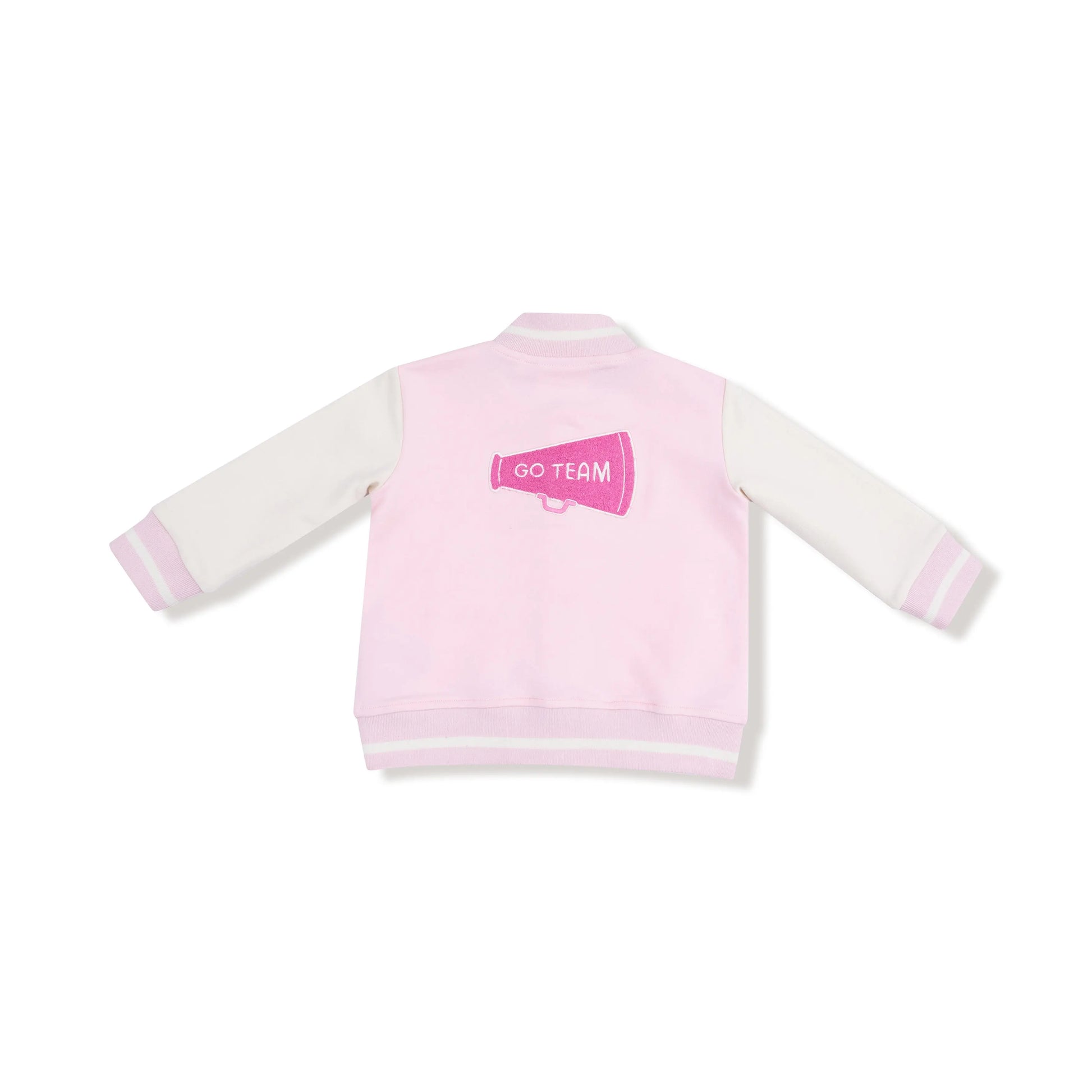 Letterman Jacket with Chenille Megaphone Patch for Kids Angel Dear Everetts Place: Online Boutique