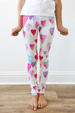Mila & Rose Light Hearted organic baby leggings, soft and gentle.