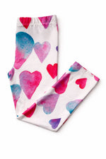 Mila & Rose Light Hearted soft organic baby leggings.