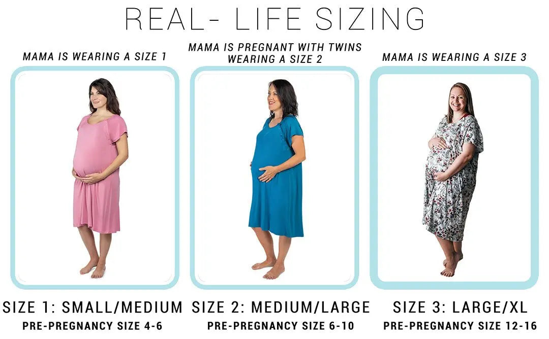 Three Little Tots Light Pink Labor and Delivery Nursing Hospital Gown - 