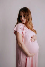 Three Little Tots Light Pink Labor and Delivery Nursing Hospital Gown - 