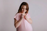 Three Little Tots Light Pink Labor and Delivery Nursing Hospital Gown - 