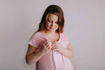 Three Little Tots Light Pink Labor and Delivery Nursing Hospital Gown - 