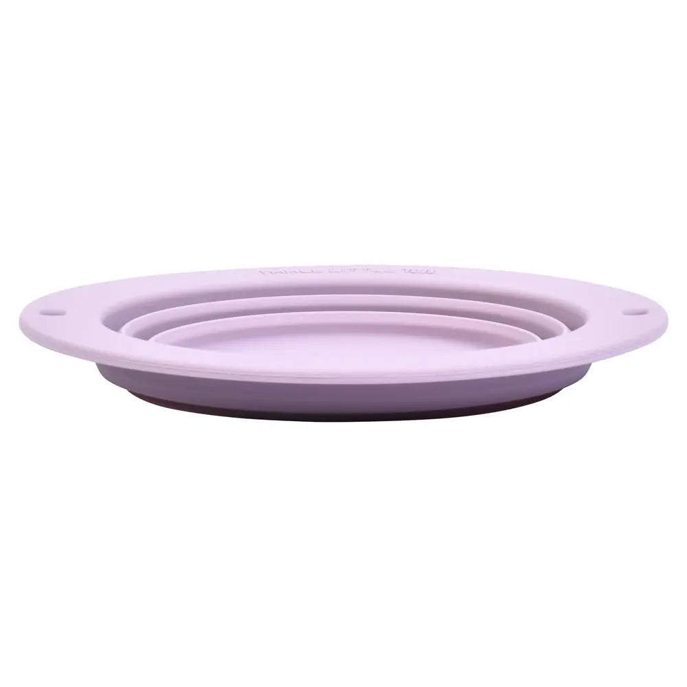 Three Little Tots Lilac Collapsible Bowl for Travel or Home - 