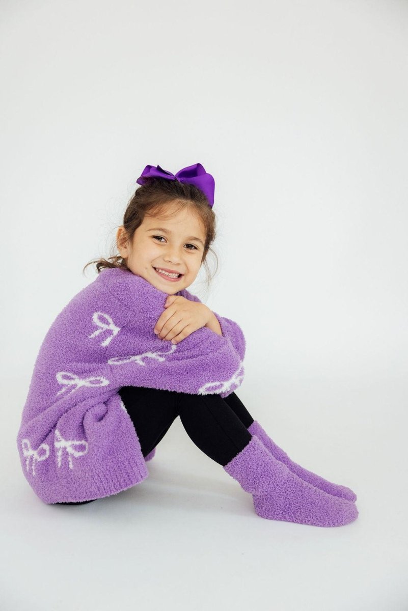 Mila & Rose ® Lilac Cozy Socks For Kids Warm Comfort Mila And Rose - Everetts Place Boutique - 