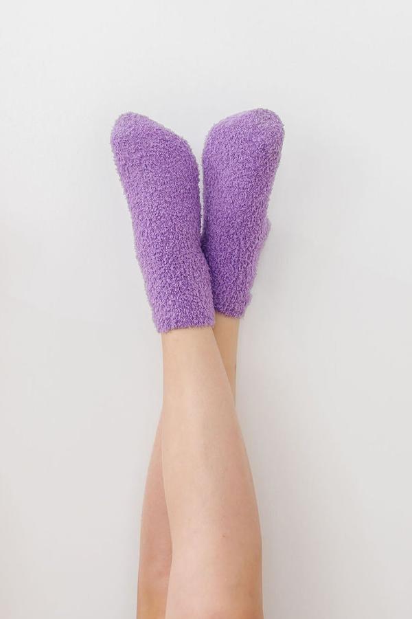Lilac Cozy Socks For Kids Warm Comfort Mila And Rose Mila & Rose ® Everetts Place: Online Boutique