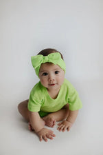 Three Little Tots Lime Green Headband - 