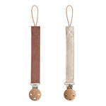 Linen Pacifier Clip, 2-Pack by Mushie