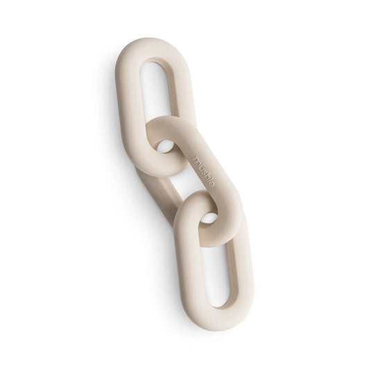 Links Teether Made from Food Grade Silicone for Sore Gums Relief and Comfort Mushie Everetts Place: Online Boutique 15.99