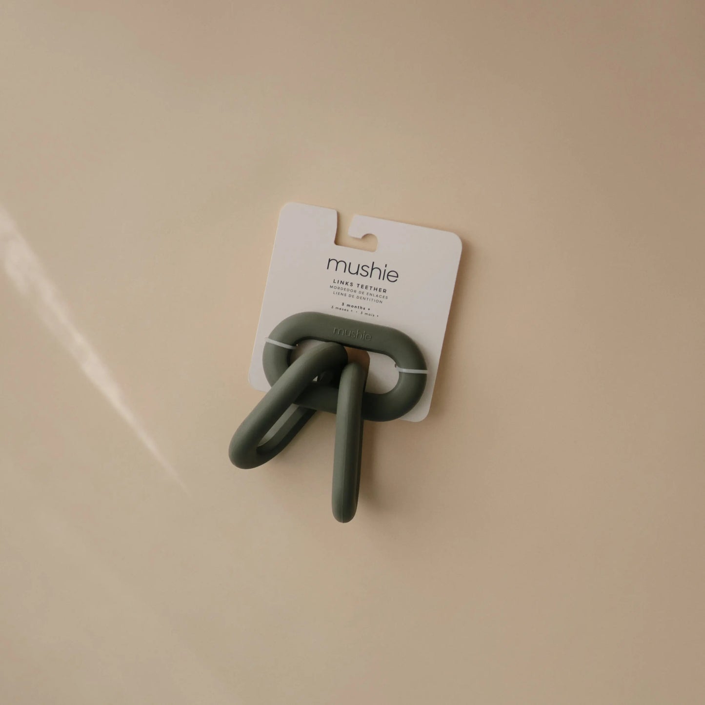 Links Teether Made from Food Grade Silicone for Sore Gums Relief and Comfort Mushie Everetts Place: Online Boutique