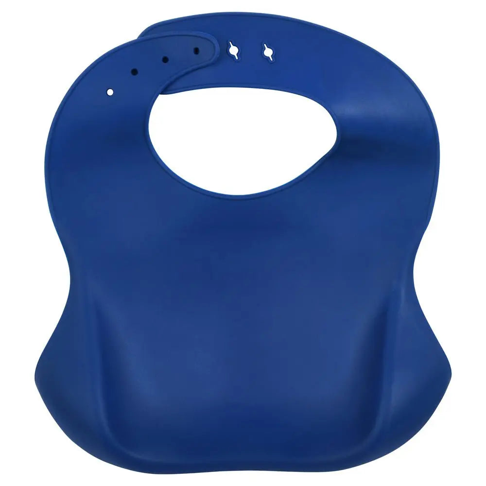 Three Little Tots Lion Silicone Bib with Crumb Catcher - 