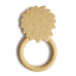 Mushie Lion Teether Made from Non Toxic Food Grade Silicone for Soothing Baby's Gums - Baby & Toddler > Baby Health > Pacifiers & Teethers teether