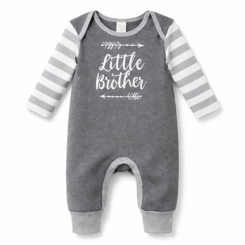 Little Brother Baby Cotton Romper - Everetts Place