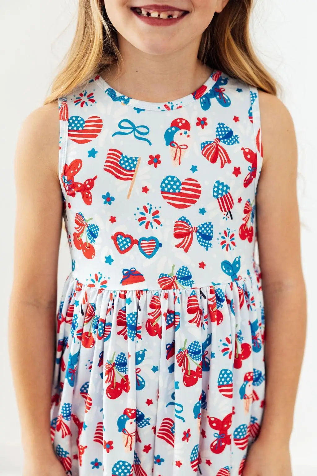 Little Miss Liberty Tank Twirl Dress Mila & Rose ® 