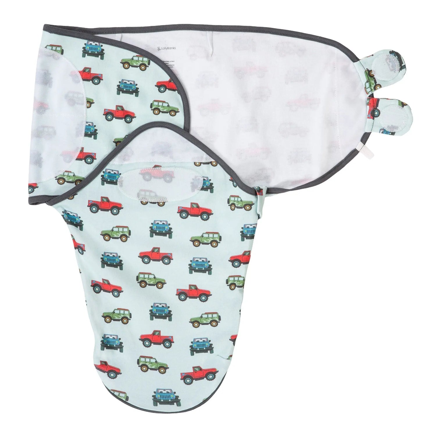 LollyBanks Adventure is calling Baby Sleep Swaddle 100% Organic Cotton - 