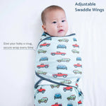 LollyBanks Adventure is calling Baby Sleep Swaddle 100% Organic Cotton - 