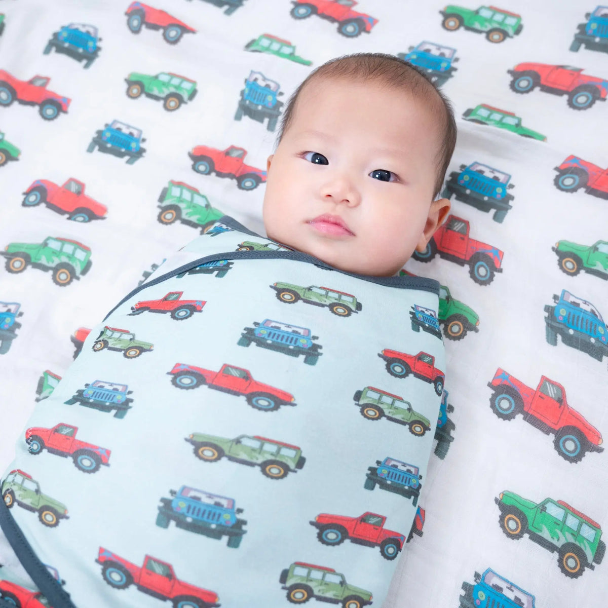 LollyBanks Adventure is calling Baby Sleep Swaddle 100% Organic Cotton - 