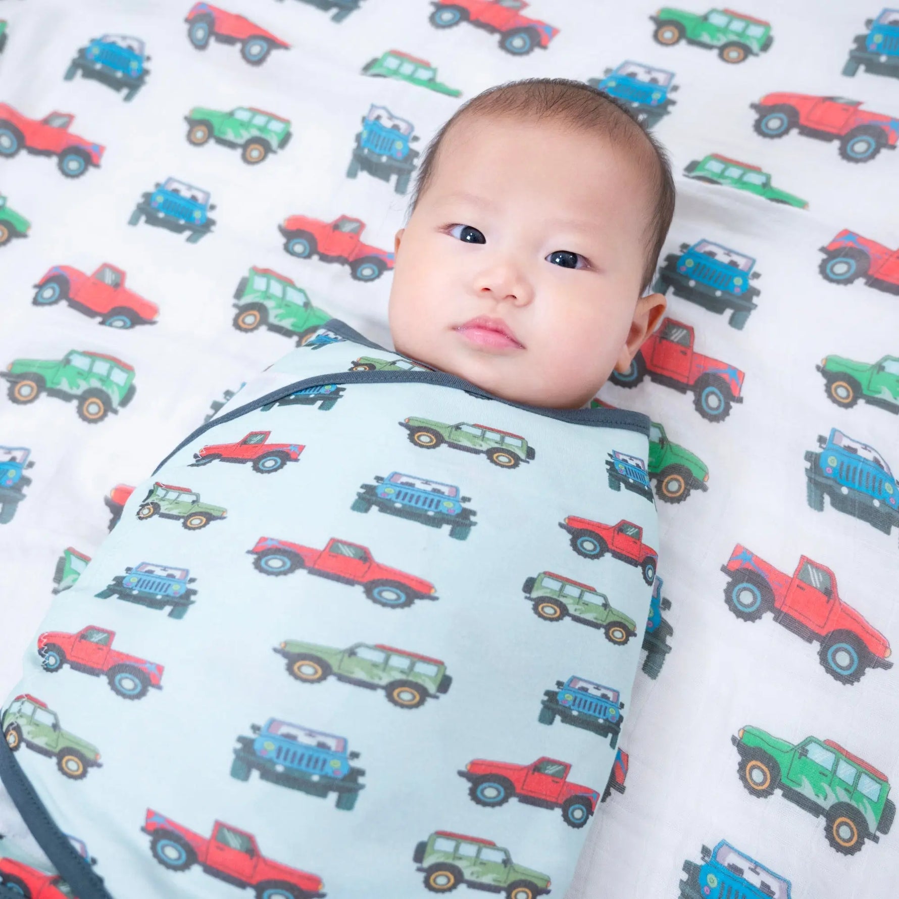 LollyBanks Adventure is calling Baby Sleep Swaddle 100% Organic Cotton - 