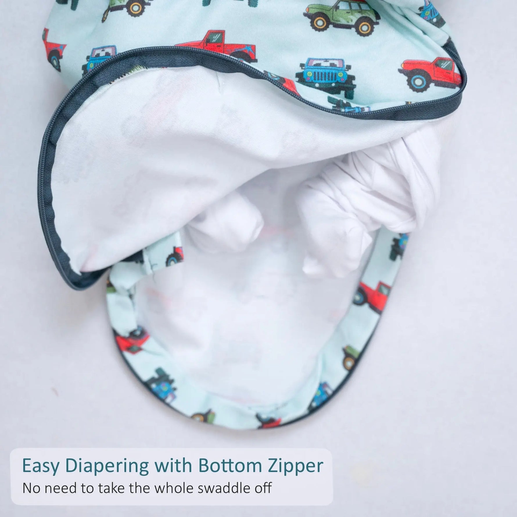 LollyBanks Adventure is calling Baby Sleep Swaddle 100% Organic Cotton - 