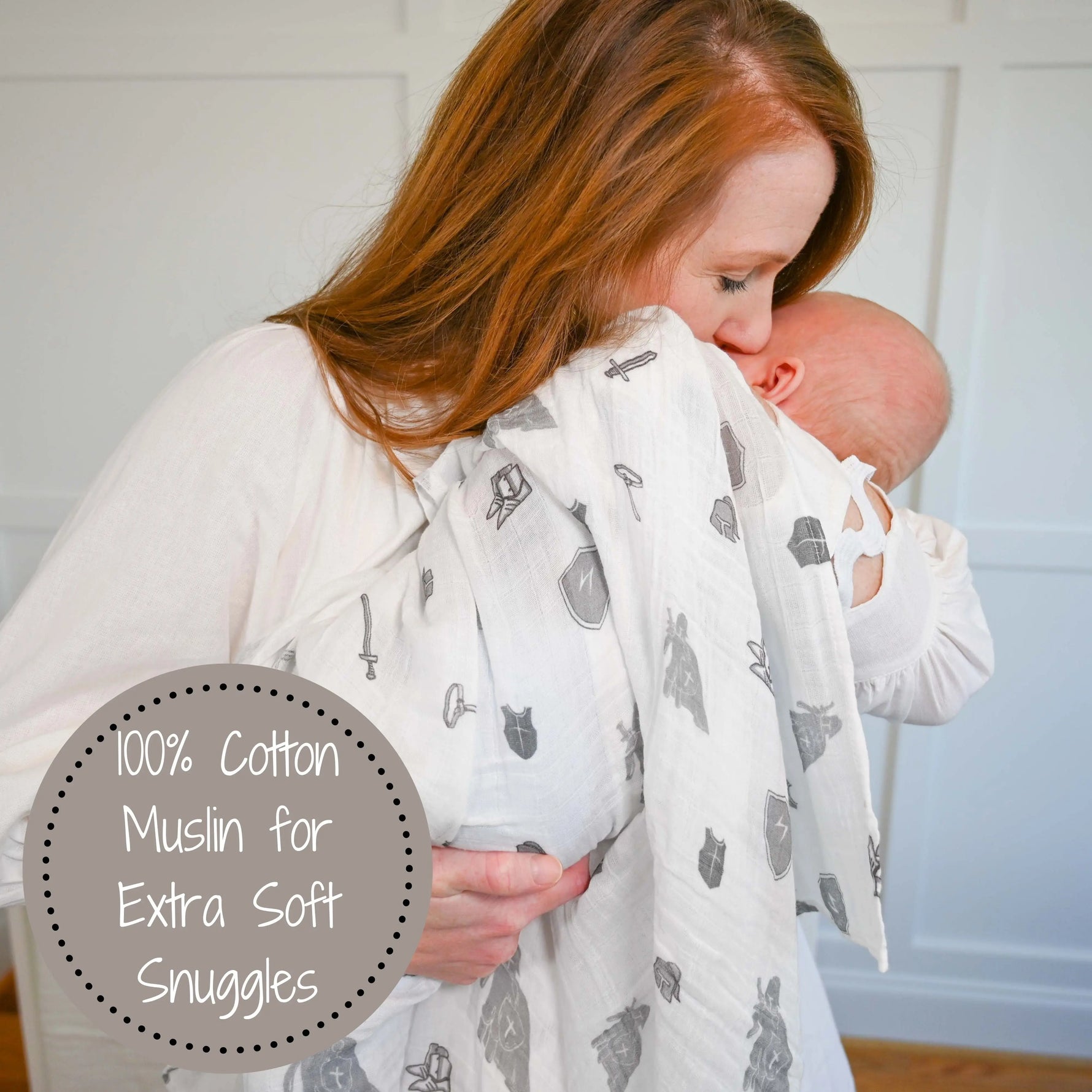 LollyBanks Armor of God Baby Swaddle Blanket - 