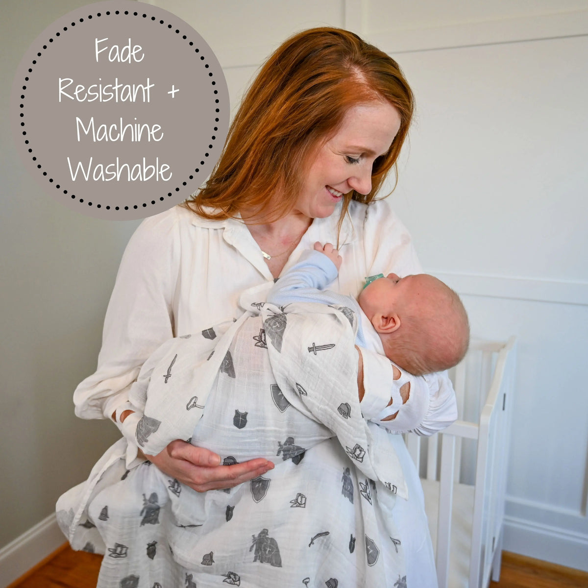 LollyBanks Armor of God Baby Swaddle Blanket - 