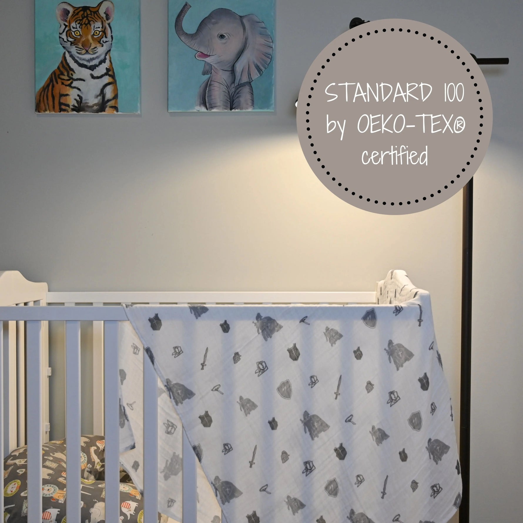 LollyBanks Armor of God Baby Swaddle Blanket - 