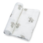Elephantastic Swaddle Blanket - Elephant, Linens, Bear, Polar bear, Paw | Everetts Place