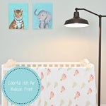 LollyBanks Baby Hot Air Balloons Swaddle Blanket - Up, Up, and Away: 47" x 47" 100% Muslin Cotton - 