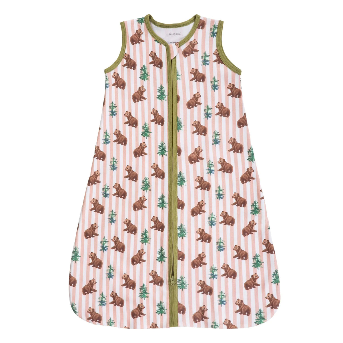 LollyBanks Baby Bear Baby Sleep Sack, 100% Organic Cotton - 