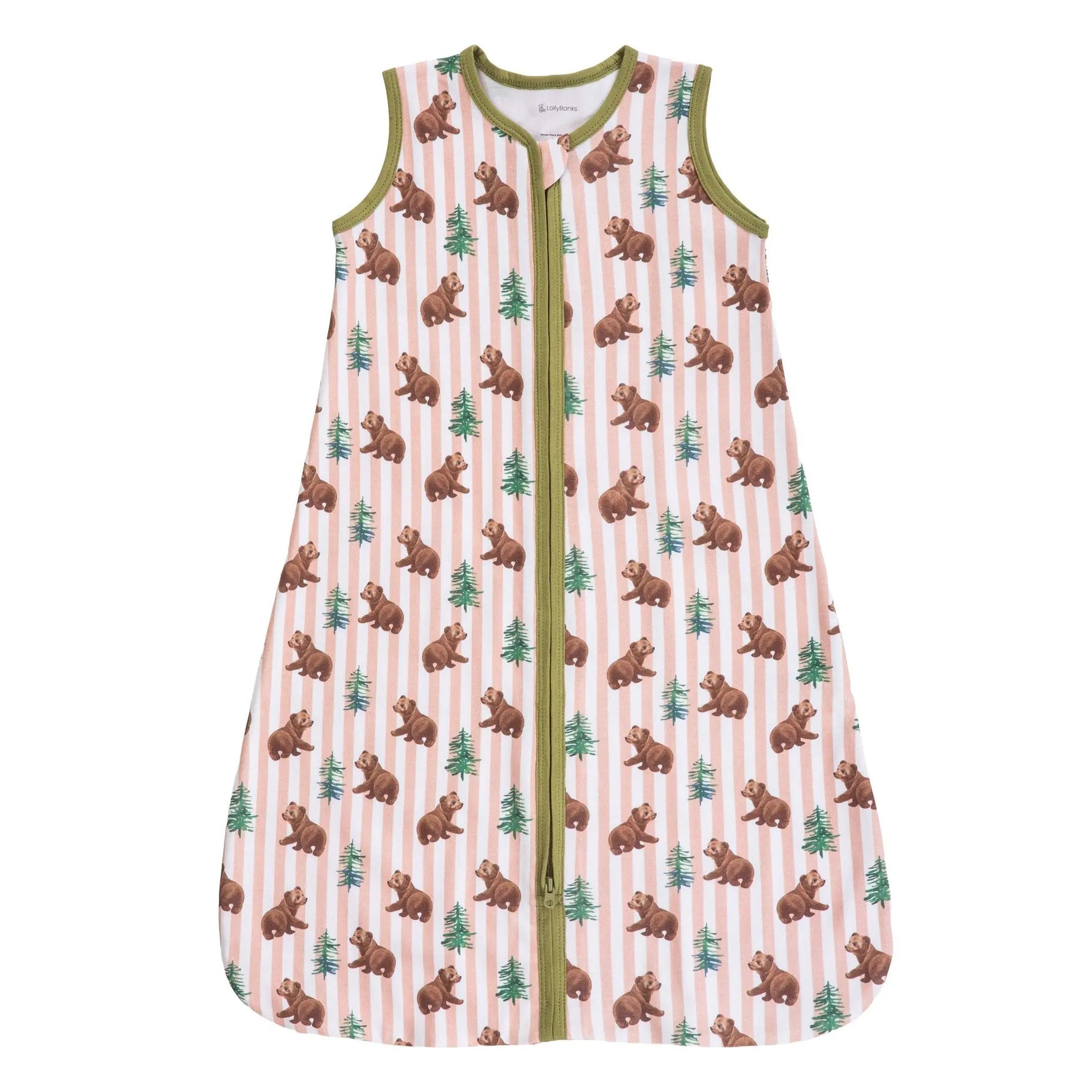 LollyBanks Baby Bear Baby Sleep Sack, 100% Organic Cotton - 