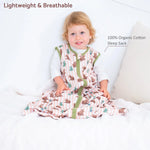LollyBanks Baby Bear Baby Sleep Sack, 100% Organic Cotton - 
