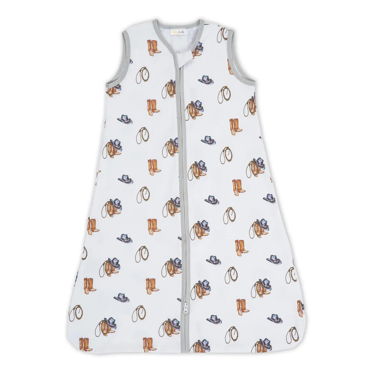 LollyBanks Life Is Better In Boots Baby Sleep Sack, 100% Organic Cotton - 