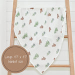 LollyBanks Bear Cub Baby Swaddle Blanket - 