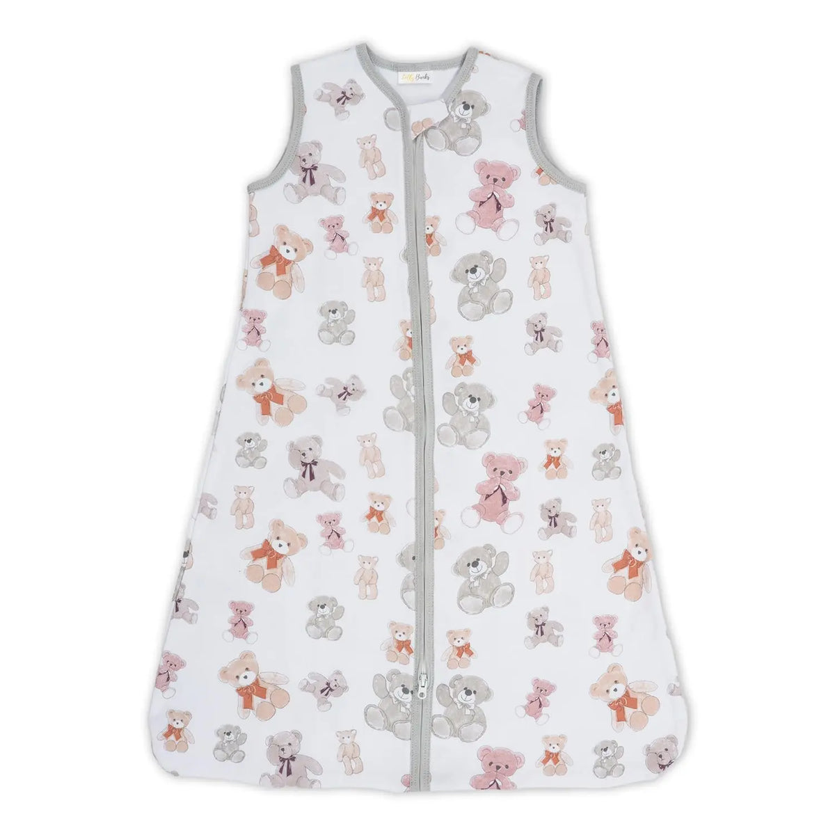LollyBanks Bear Hugs Baby Sleep Sack, 100% Organic Cotton - 