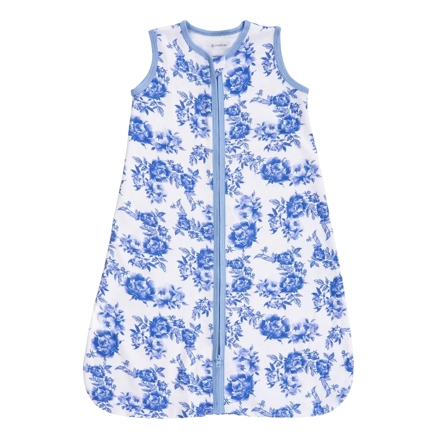 LollyBanks A Peony For Your Thoughts Baby Sleep Sack, 100% Organic Cotton - 