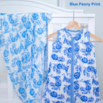 LollyBanks A Peony For Your Thoughts Baby Sleep Sack, 100% Organic Cotton - 