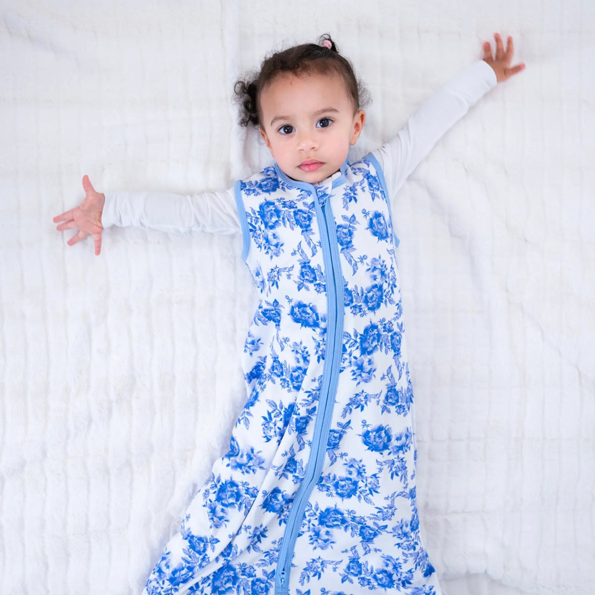 LollyBanks A Peony For Your Thoughts Baby Sleep Sack, 100% Organic Cotton - 