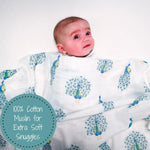 LollyBanks Born to Stand Out Baby Swaddle Blanket - 