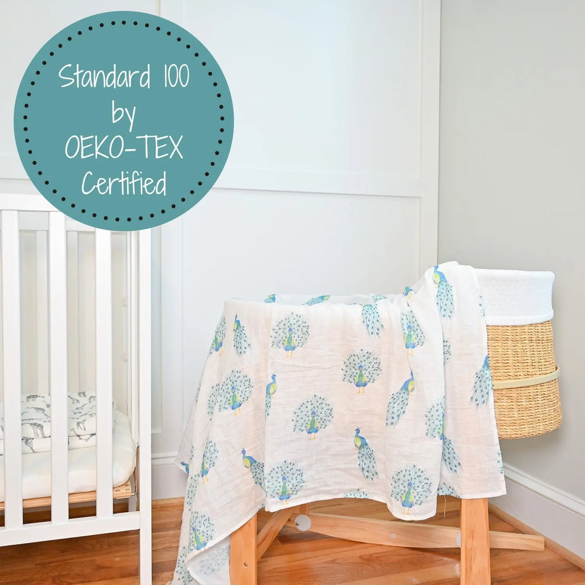 LollyBanks Born to Stand Out Baby Swaddle Blanket - 