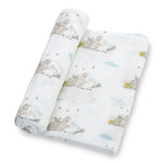 LollyBanks Bunny Loves You Baby Muslin Swaddle Blanket - 