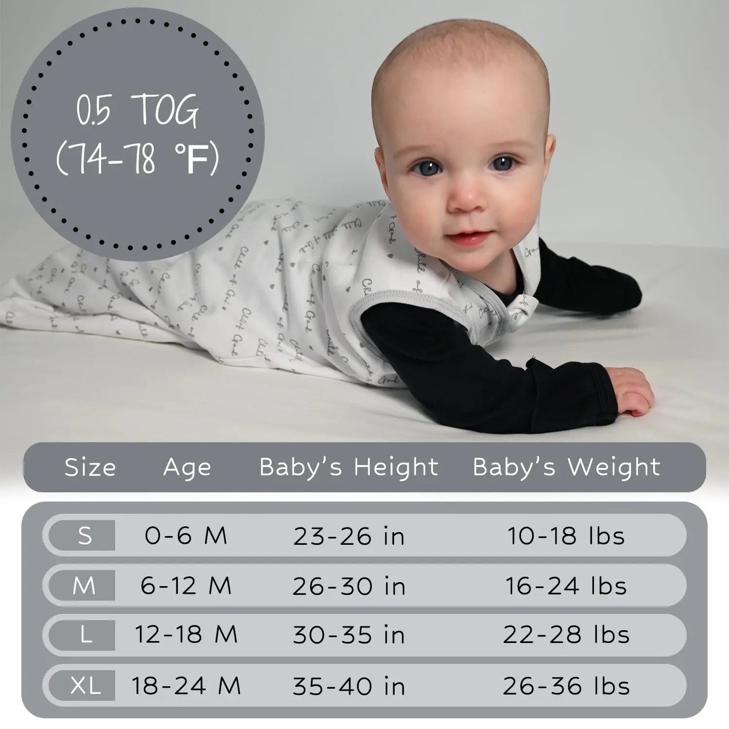 LollyBanks Child of God Baby Sleep Sack, 100% Organic Cotton - 