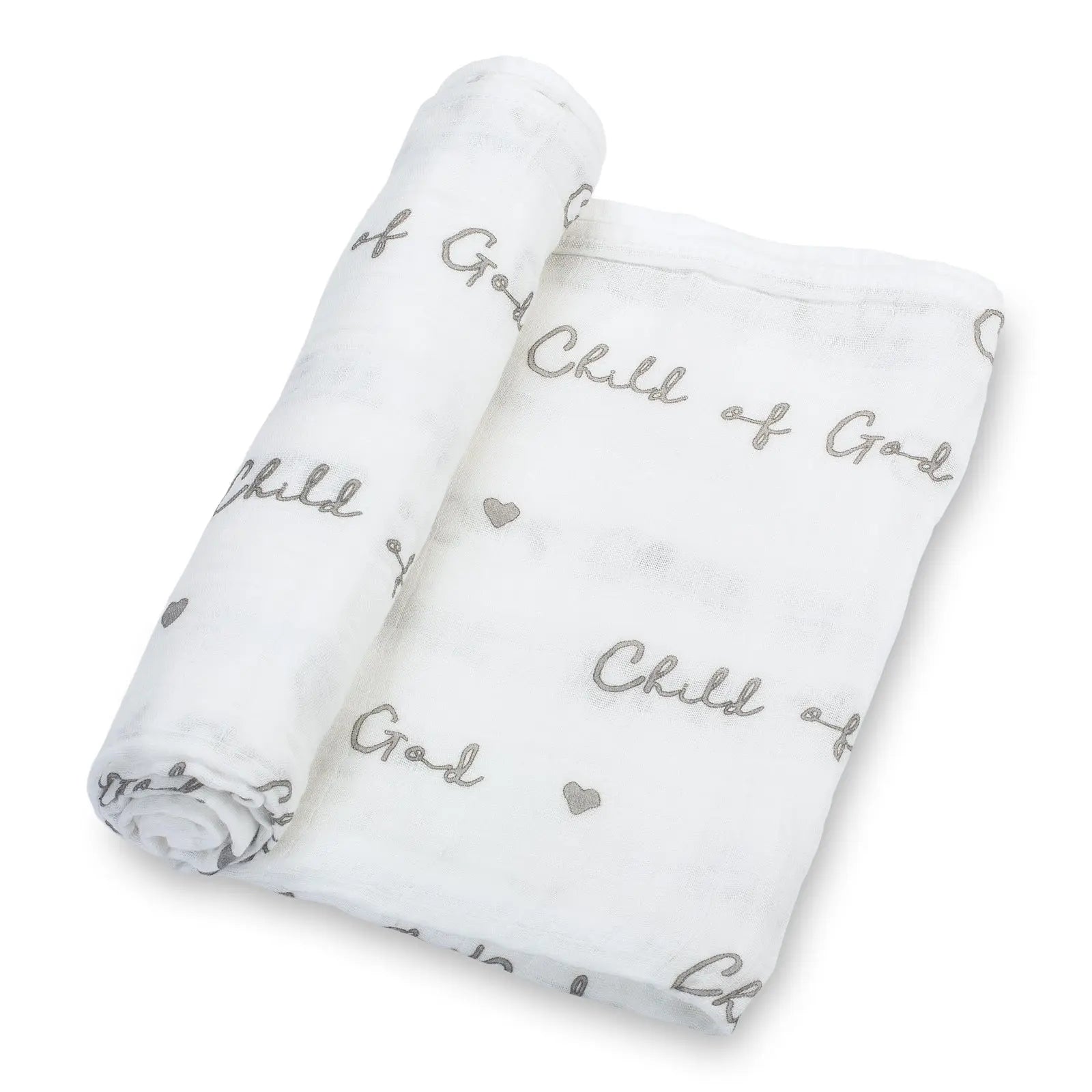 LollyBanks Child of God Baby Muslin Swaddle Blanket - 